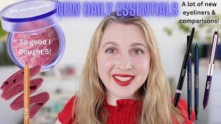 New Daily Essentials | Eyeliners from Dior, YSL, ESUM | Kosas Blushes | Ilia Lip Pencil Crayons