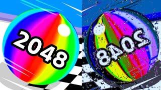 MAX LEVELS - Ball Run 2048 vs REVERSE [ with MULTI EFFECTS ] #cutiepie22yt