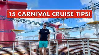 The 15 BEST Carnival Cruise Line Tips You MUST Know About!