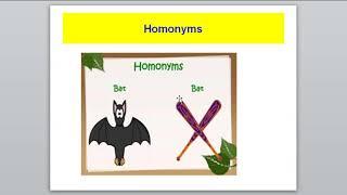 Semantics : Lesson 2:  Lexical Relations: Synonyms, Antonyms