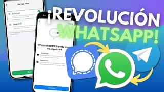 MENSAJES de WhatsApp a TELEGRAM o SIGNAL!? WhatsApp y Messenger PREPARAN su MAYOR CAMBIO!!!