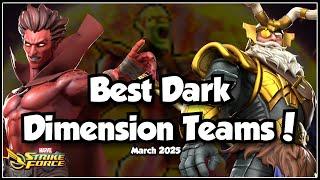 Best Dark Dimension Teams! | Building Principles And Warnings! | Marvel Strike Force