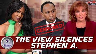 The View CUTS OFF Stephen A. Smith For Exposing The Democrats LIVE