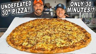 This Undefeated 30-Inch “Heavyweight” Pizza Challenge Is So Tough That Nobody Will Try It!!