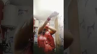 bathing vlog video imo video call Bengali boudi hot video nighty boudi aunty bathroom san video