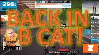 BACK IN B CAT! Demoted for winning an A cat race