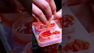 Hot!Lots of peppers for ice cream| Chinese Food Eating Show | Funny Mukbang ASMR