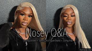 NOSEY Q&A: GETTING EVICTED + STARTING A 6 FIGURE BRAND + GOING VIRAL | Kennedy Dior