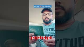 Canada  visa unboxing at VFS Riyadh, Saudi Arabia  #bilalsworkshop #viral
