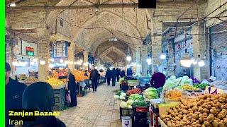 Travel Back in Time with Walking Tour of Zanjan Iran Bazaarپیاده روی در بازار زنجان