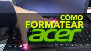 FORMATEAR PORTÁTIL ACER | Sistema sin CD ni drivers