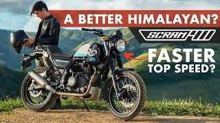Royal Enfield Scram 411 is Better than the Himalayan! REVIEW Top Speed