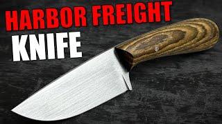 Making A Knife With CHEAP Harbor Freight Tools | Knife Making Basics