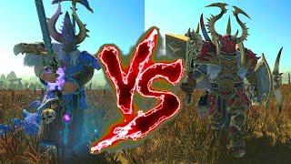 Aekold Helbrass VS Harald Hammerstorm. Total War Warhammer 3