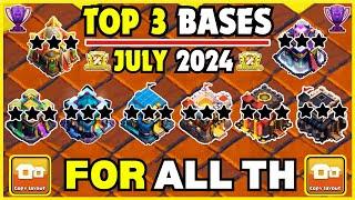 Top 3 Best War/Cwl And Legend Bases for Every Town Hall Level | TH9-TH16 BASES | Clash of Clans 2024