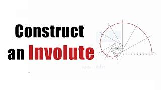 What is an INVOLUTE? How to DRAW a INVOLUTE CURVE? Engineering Curves - Engineering Drawing