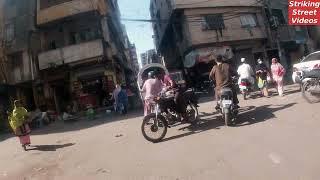 Poorest and busy areas in Karachi/Pakistan - Walking Tour, City Walking - Ranchorline Market