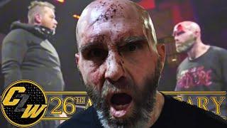 Nick Gage And Ricky Shane Page Meet Eye to Eye at CZW 26th Anniversary