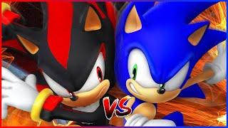 SONIC VS SHADOW IN A MUGEN FIGHT