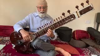 Playing Krintan on Sitar 3/8