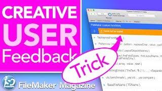 FileMaker Tutorial - Creative user feedback