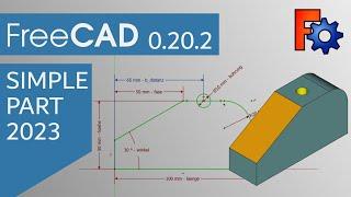 FreeCAD 0.20.2 - Bauteile mit Master-Skizze erstellen und parametrisieren (Tutorial)