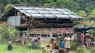 Most Peaceful and Relaxing Natural Mountain Villages Lifestyle | Nepali Real Life | BijayaLimbu