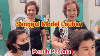 Sanggul Model Louhan Penuh Pesona.@agustinasembiringMUA.Hairdo