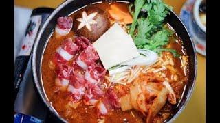 Korean beef pot with kimchi  5分钟学会韩式泡菜肥牛锅