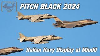 Bellissimo Marina Militare display at Mindil Beach, Pitch Black 2024.
