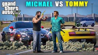 Michael Vs Tommy Car Race | Gta V Gameplay