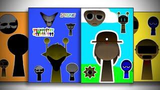 Incredibox Sprunki / Decorate with Sticker book Sprunki Horror Version: Simon, Tunner