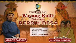 LIVE PAGELARAN SENI WAYANG KULIT