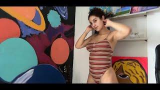 Sofia Vlog girl show chat See Through Try On Haul Tiny See Through Bikini & Lingerie G LOVELYGIRL