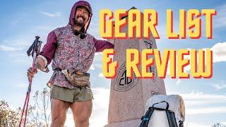 7,400 Mile Hike Gear List & Review | CYTC Appalachian, Pacific Crest, and Continental Divide Trails