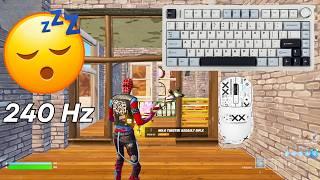 AULA F75 & 240fps ASMR Chill Tilted ZoneWarsKeyboard ASMR Fortnite Gameplay