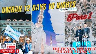 Part 1 | Vlog Umrah | Madinah - Mekah | 12H10M dengan Travel Agency Terbaik di Malaysia