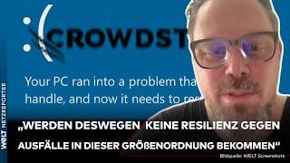 WINDOWS-AUSFALL: "Blauer Todesbildschirm"! – Software-Update von Crowdstrike legt Microsoft-PCs lahm