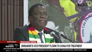 Zimbabwe Vice President flown to China for treatment