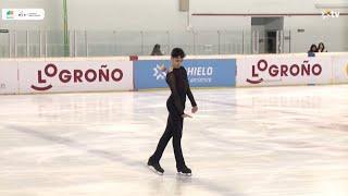 Adrian Jimenez de Baldomero – 2024/2025 Spanish Figure Skating Championships SP