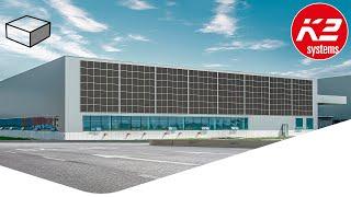 K2 WallPV - the system solution for solar projects on building facades