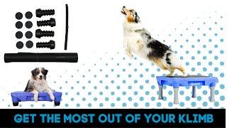 KLIMB Accessories and Uses | Get the Most out of Your KLIMB Dog Training Platform