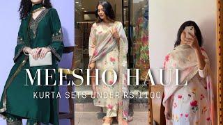 Meesho kurta sets under Rs.1100