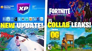 Fortnite NEWS UPDATE Today! (Collab LEAKS, XP Glitch, OG GAMEPLAY)