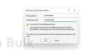 How to set Administrator Password in Windows 11 /10/7