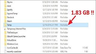 How to Move Windows’ Temporary Folders to Another Drive