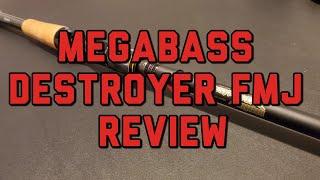 Megabass Destroyer FMJ full rod REVIEW! (honest)