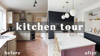 KITCHEN TOUR | BEFORE AND AFTER | KITCHEN RENOVATION & GARAGE CONVERSION