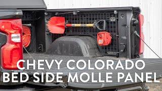 3rd Gen Chevy Colorado Bed Side MOLLE Panel Install