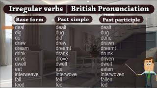 Full List Of Irregular Verbs with Pronunciation